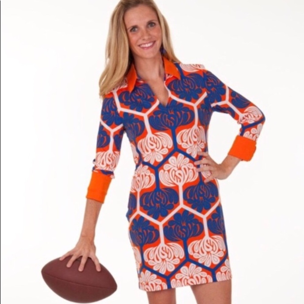 💙🧡Tracy Negoshian Lana Dress Multi
